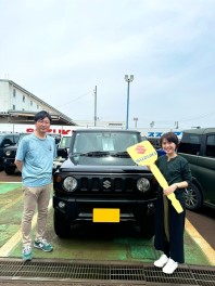 Ｆ様　ジムニーご納車おめでとうございます！